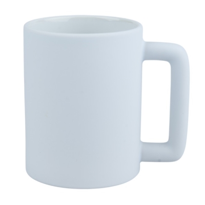 Coloured Matte Sublimation Mug - Rectangular Handle